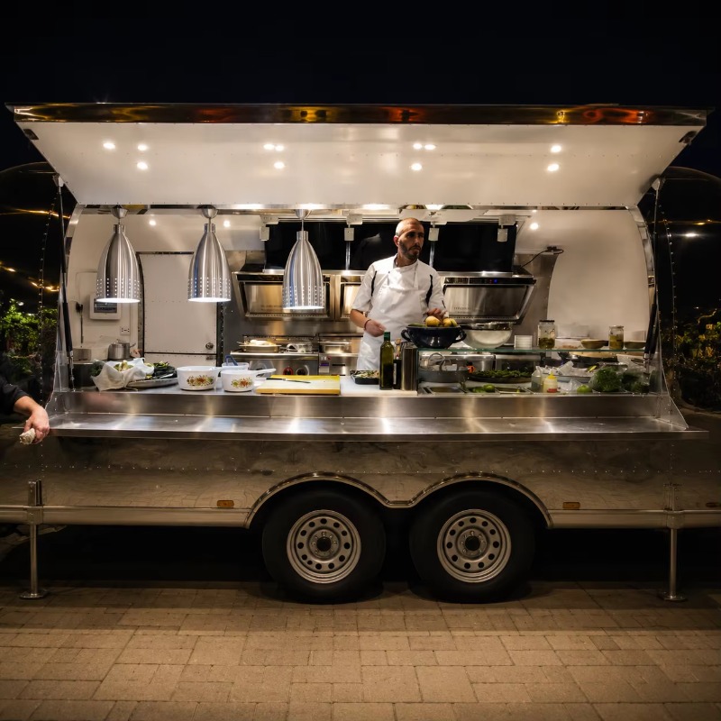 Coffee Van Equipment - Food Truck Coffee Trailer Street Vendor