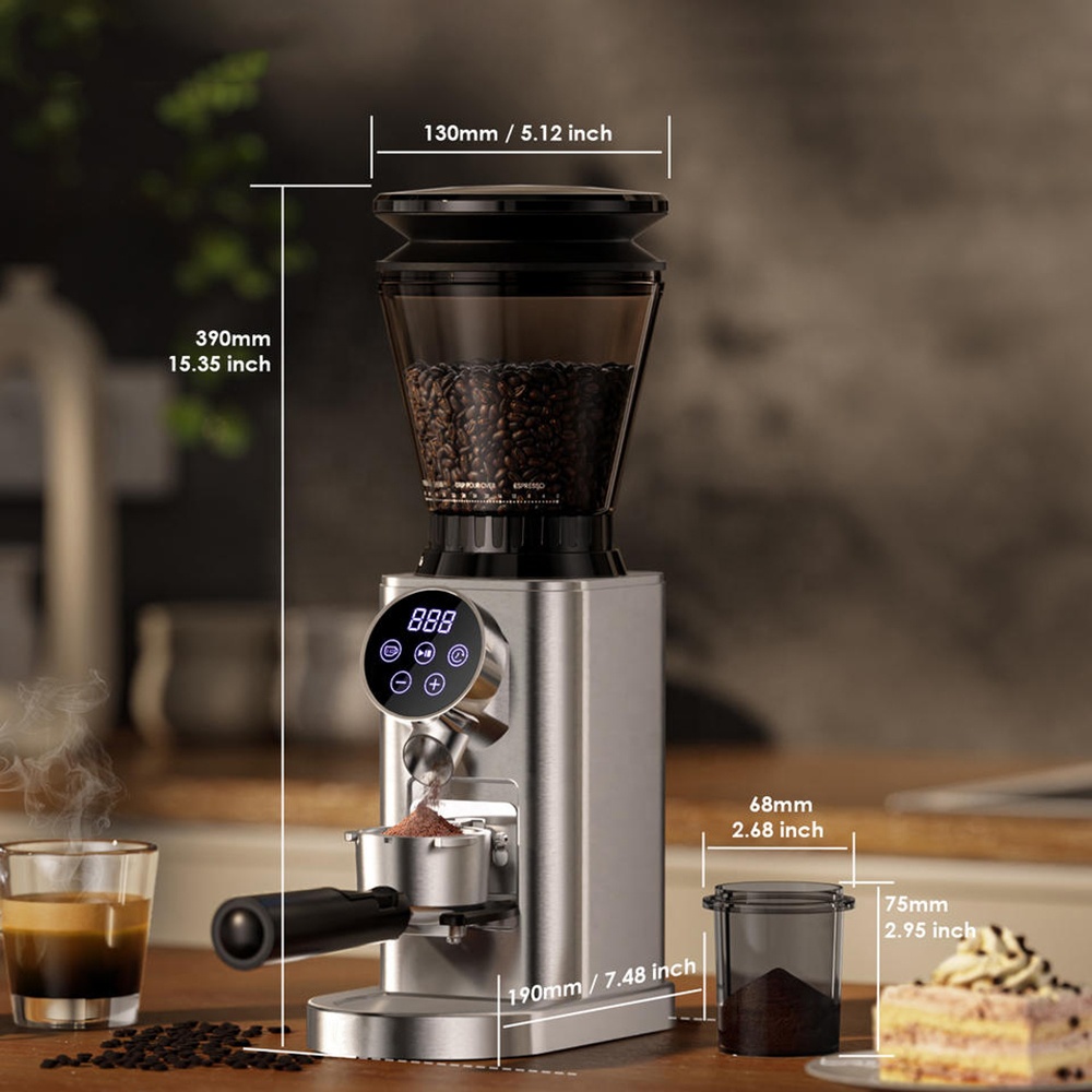 Top Selling Professional Stain - đánh giá và giá Coffee Grinder Burr Flat